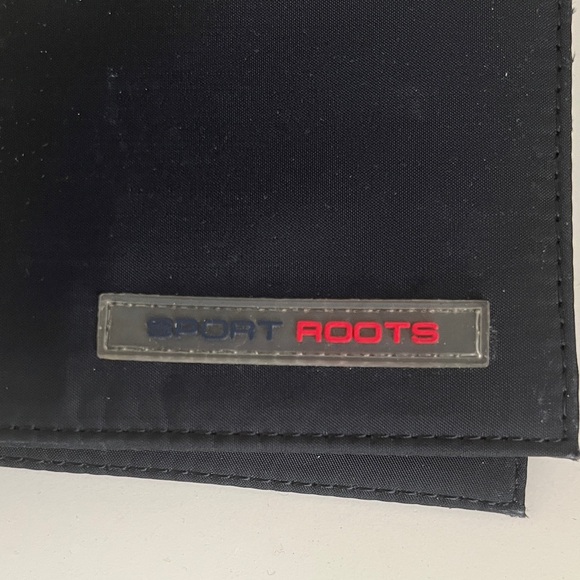Black Nylon Roots Wallet - Picture 2 of 6